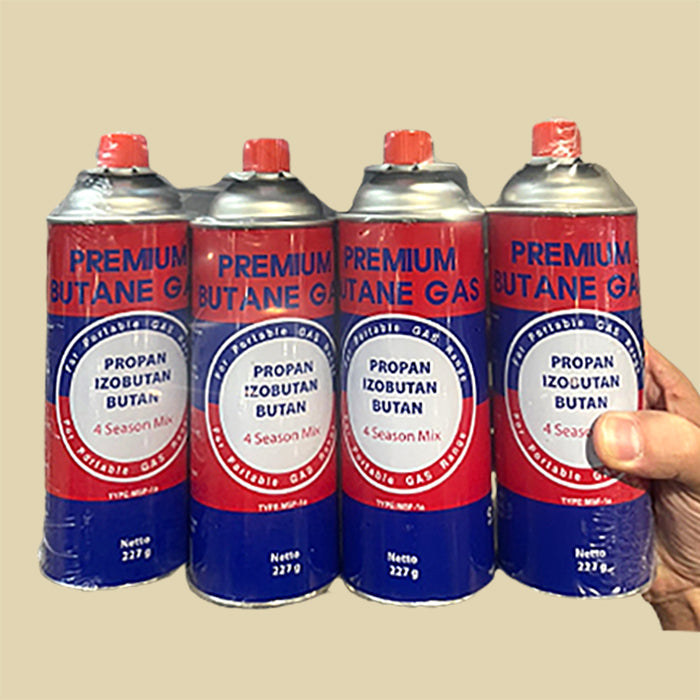 Universele Gascartridge 227g – Betrouwbare brandstof voor draagbare fornuizen